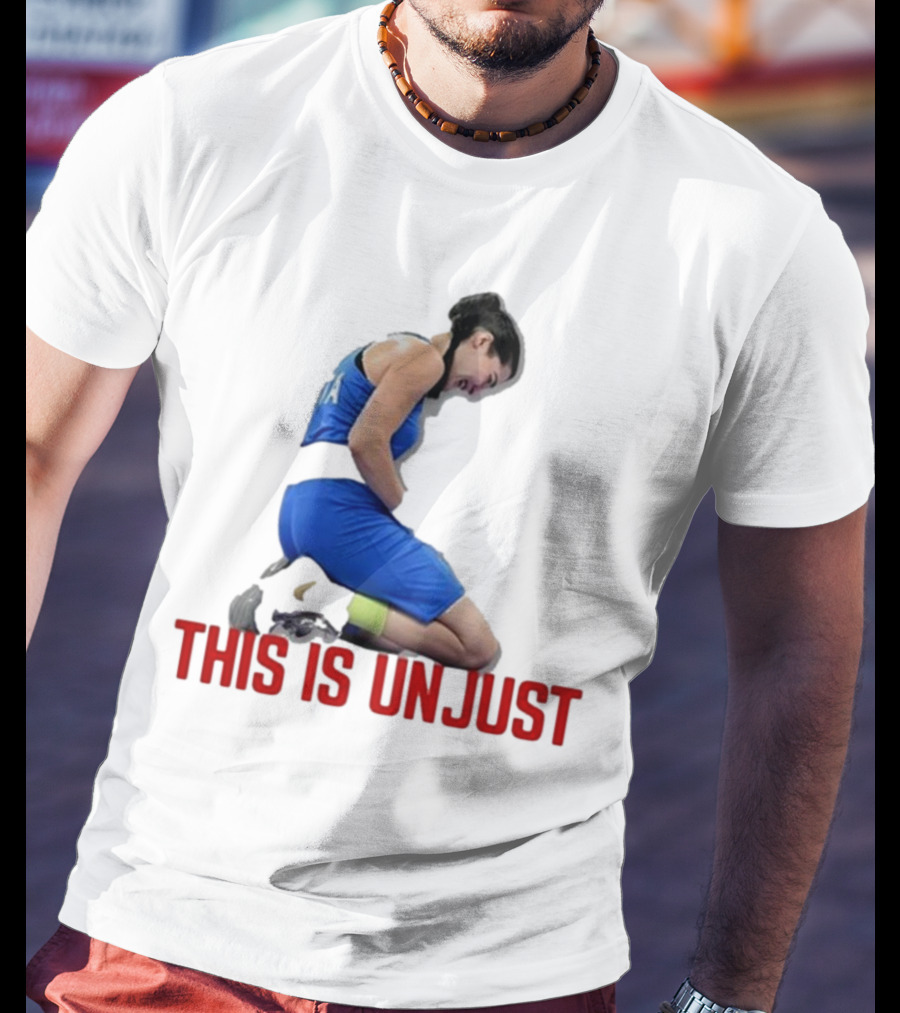 Kellie-Jay Keen Angela Carini This Is Unjust Athlete Kneeling T-Shirt