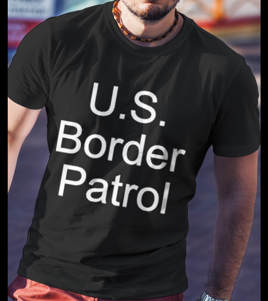 Michael Harriot U.S. Border Patrol Text T-Shirt