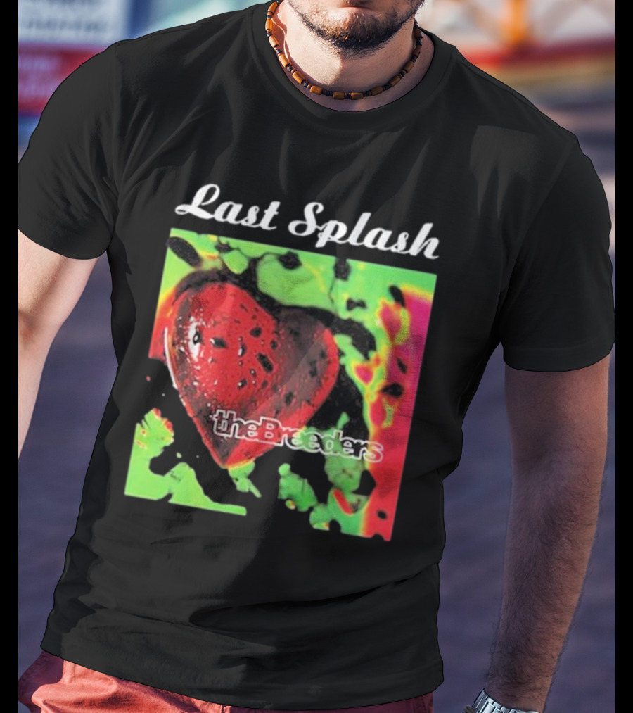The Breeders Last Splash Album Art With Heart Image T-Shirt