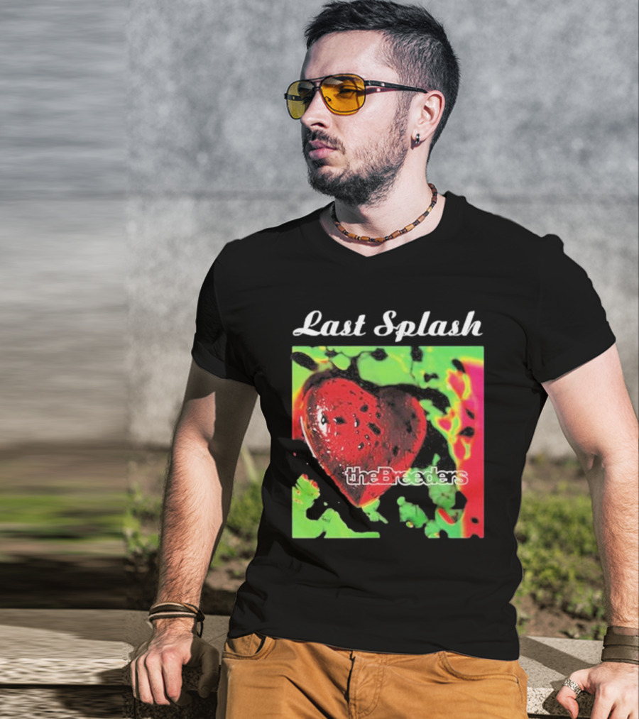 The Breeders Last Splash Album Art With Heart Image T-Shirt