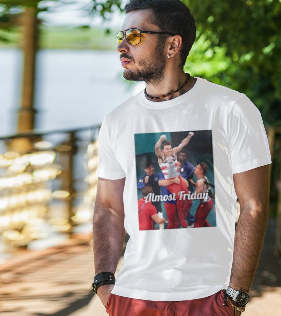 Paul Juda Celebratory Almost Friday Olympic Kid T-Shirt