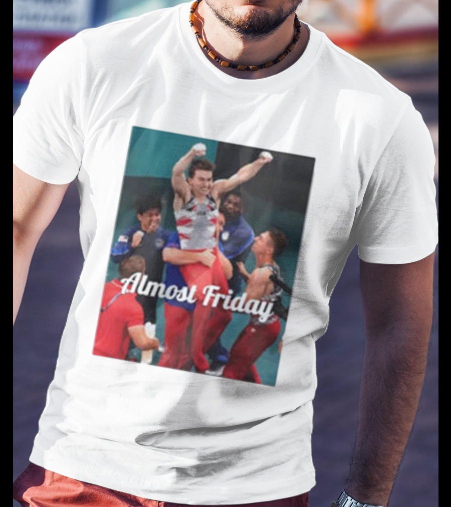 Paul Juda Celebratory Almost Friday Olympic Kid T-Shirt
