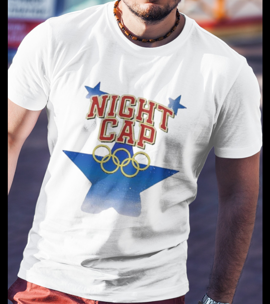 Night Cap Olympics Star Rings T-Shirt