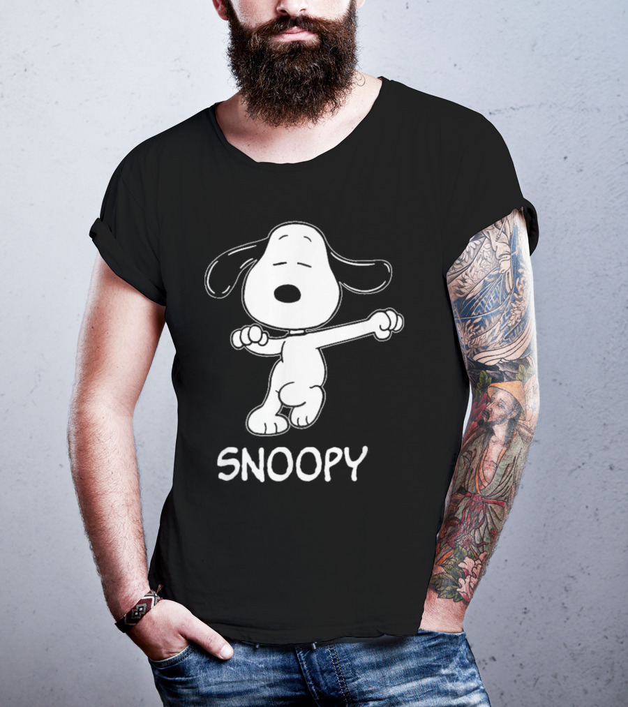 Snoopy Dance Style Peanuts Comic Character T-Shirt