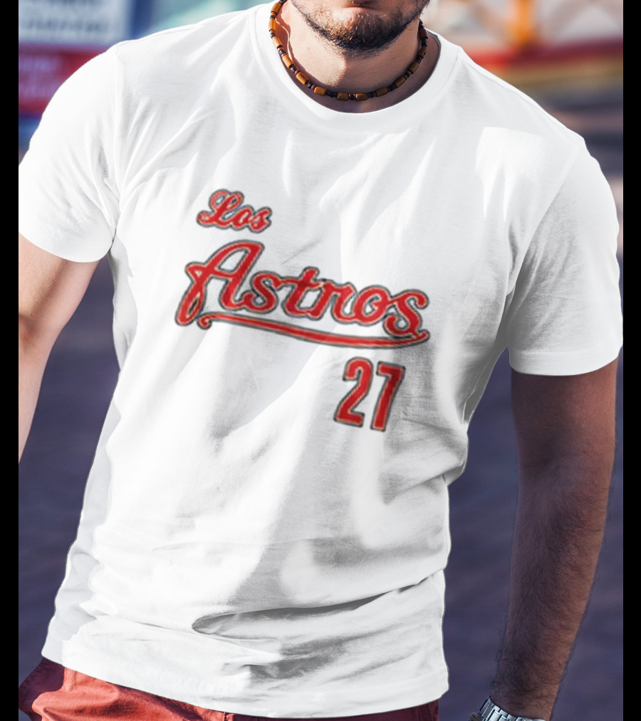 Jose Altuve Los Astros 27 Jersey Giveaway T-Shirt