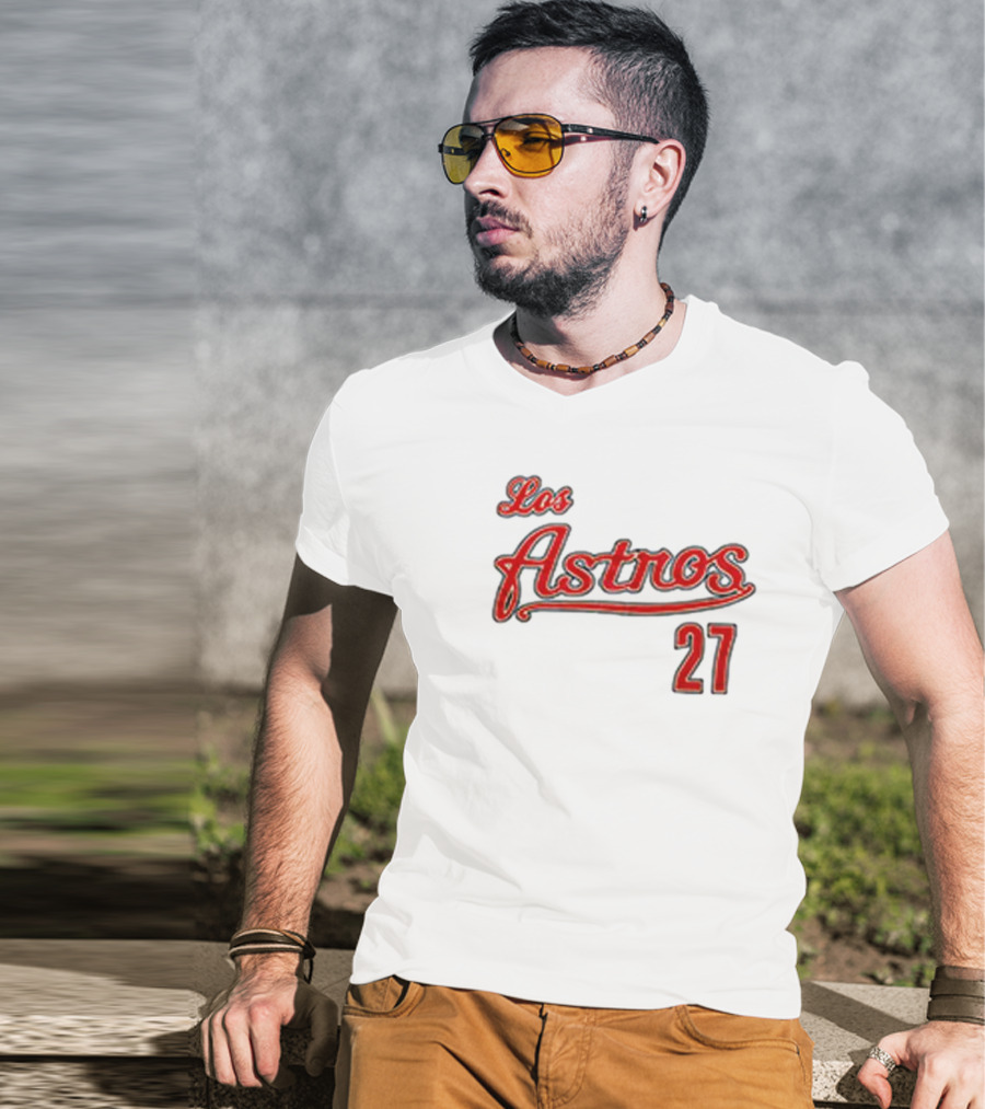 Jose Altuve Los Astros 27 Jersey Giveaway T-Shirt
