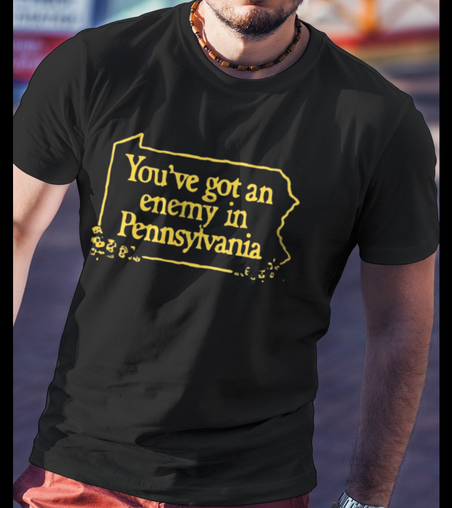 You’ve Got An Enemy In Pennsylvania State Outline T-Shirt