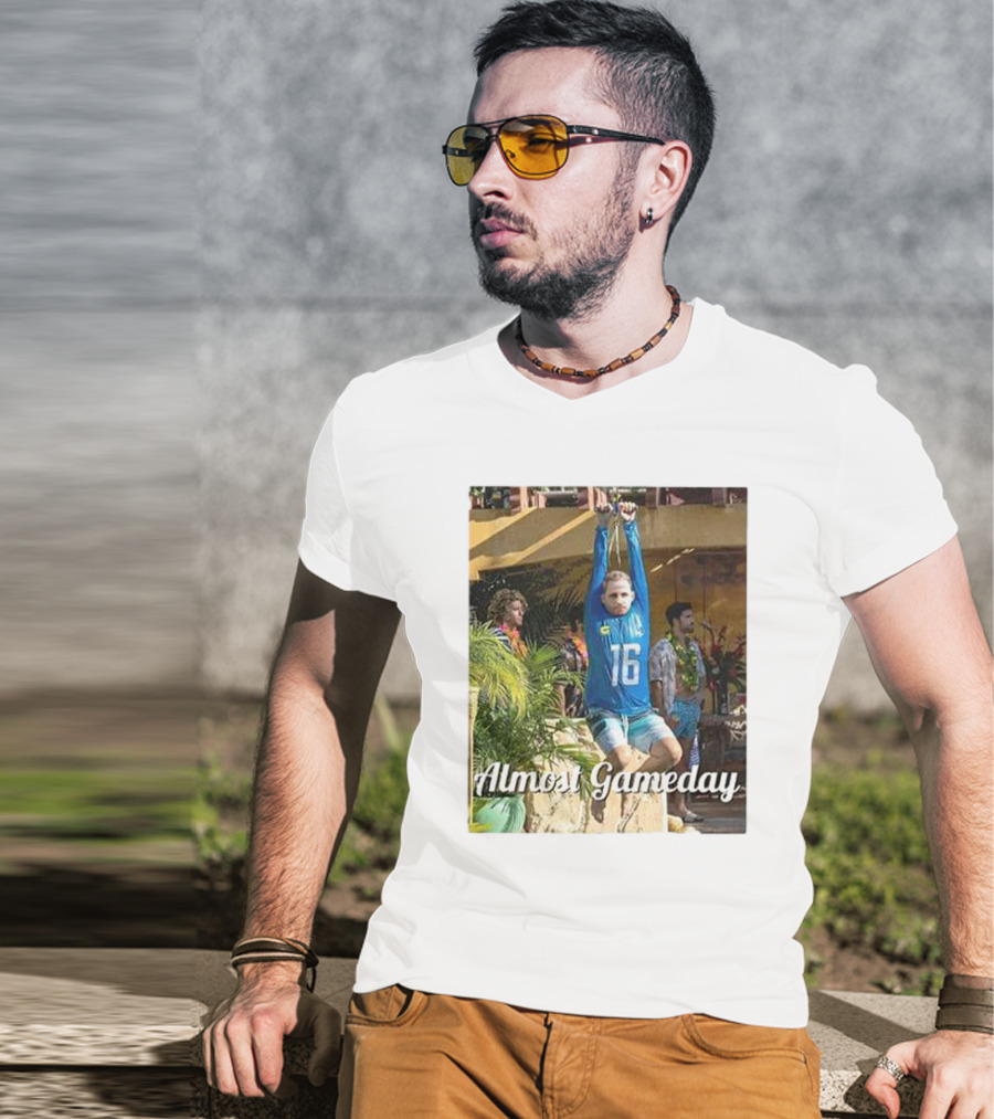 Almost Gameday Zipline Adventure In Sports Jersey T-Shirt