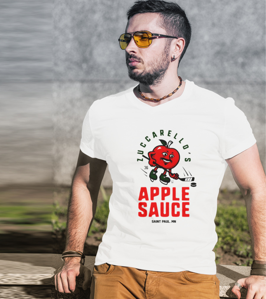 Zuccarello's Applesauce Hockey Saint Paul MN T-Shirt