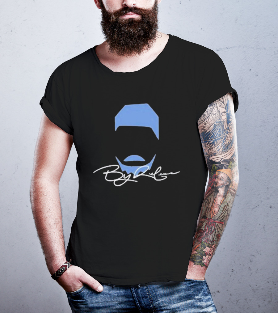 J1mmy By Release Signature Blue Bearded T-Shirt