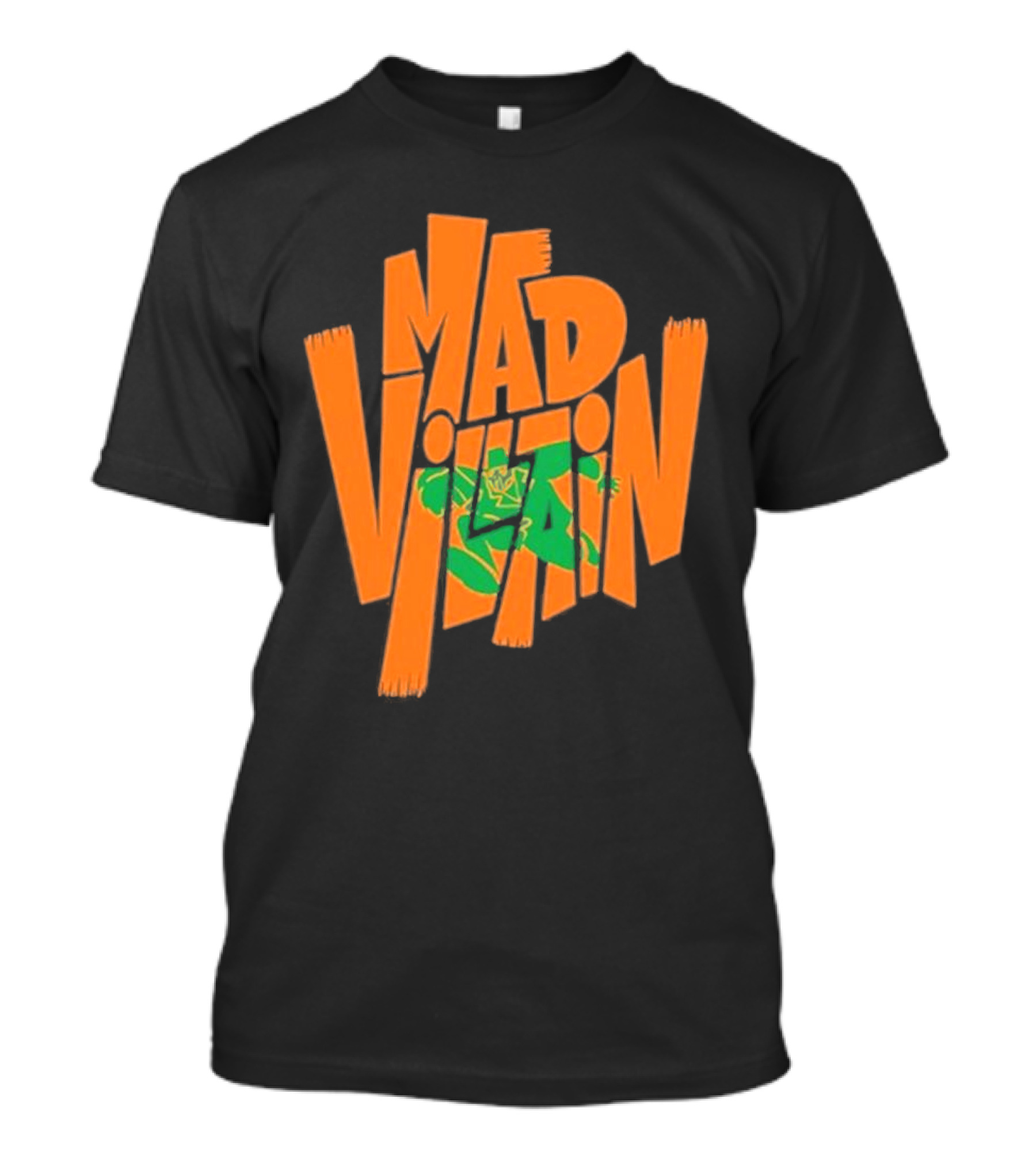 Mf Doom All Caps Madvillain Green Mask Mad Dash Villain T-Shirt