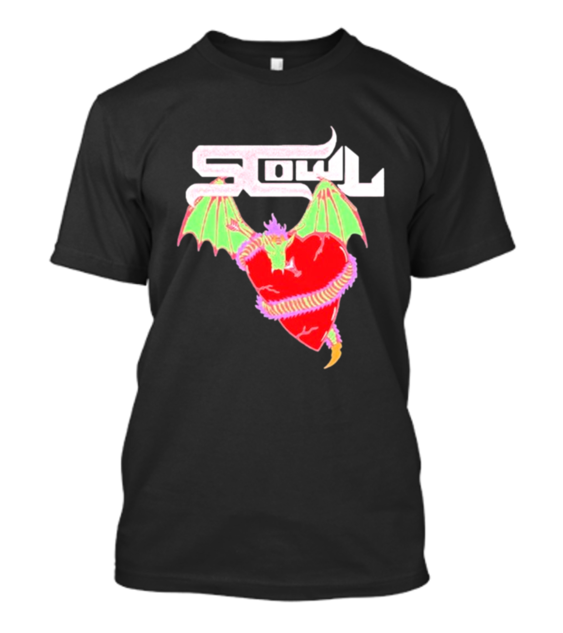 Scowl Dragon Heart Wings T-Shirt