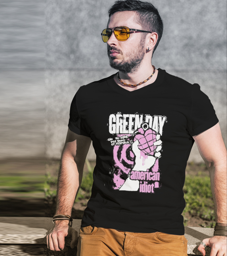 Green Day American Idiot Can You Hear The Sound Of Hysteria? T-Shirt