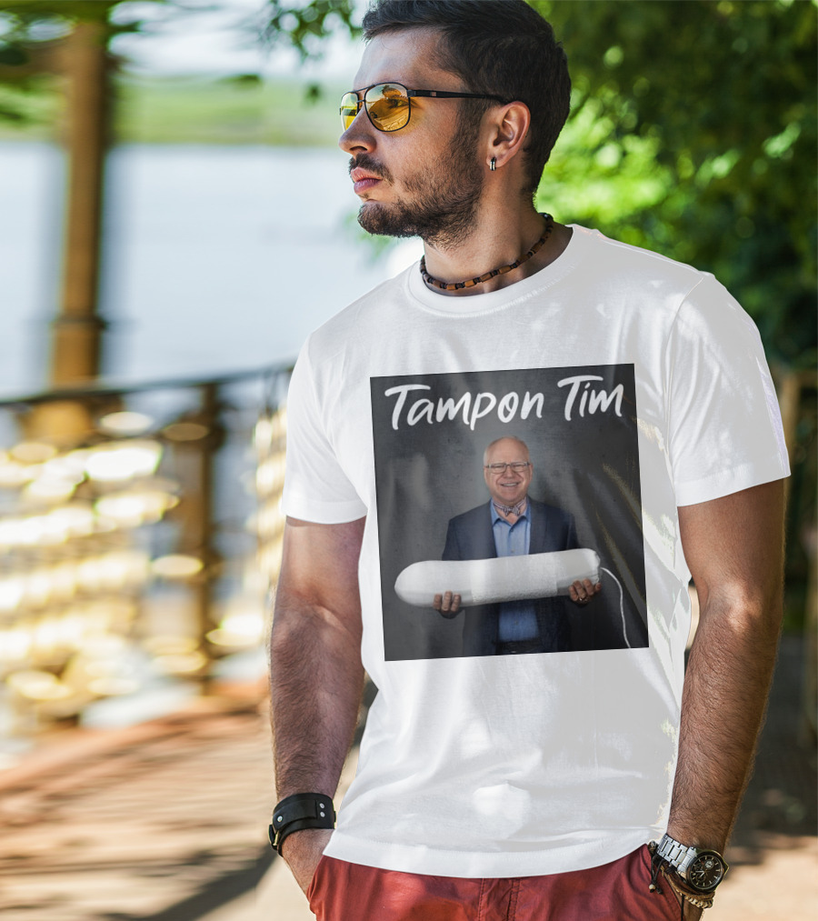Johnny Midnight Tampon Tim Walz T-Shirt