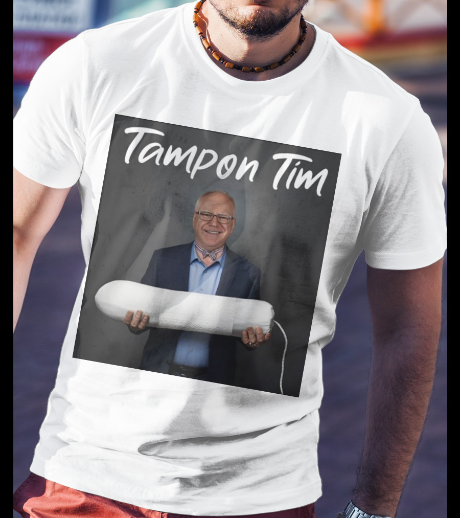 Johnny Midnight Tampon Tim Walz T-Shirt
