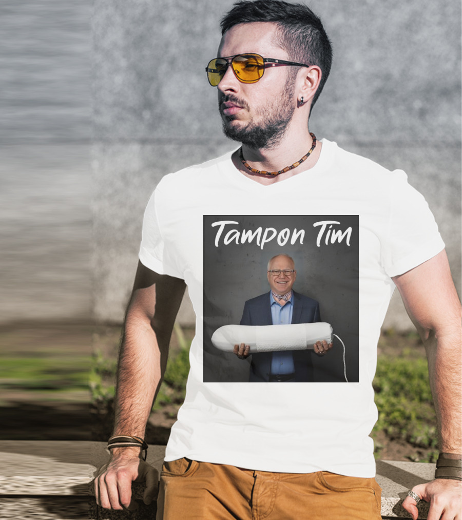 Johnny Midnight Tampon Tim Walz T-Shirt