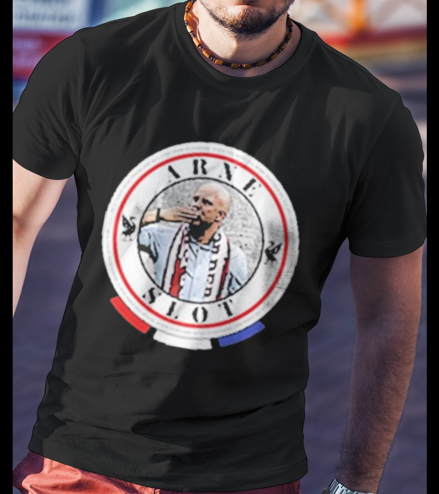 Arne Slot He’s Taken Over Power Iconic Circle Design With Soccer Fan T-Shirt