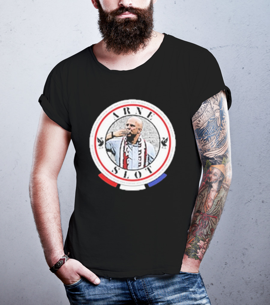 Arne Slot He’s Taken Over Power Iconic Circle Design With Soccer Fan T-Shirt