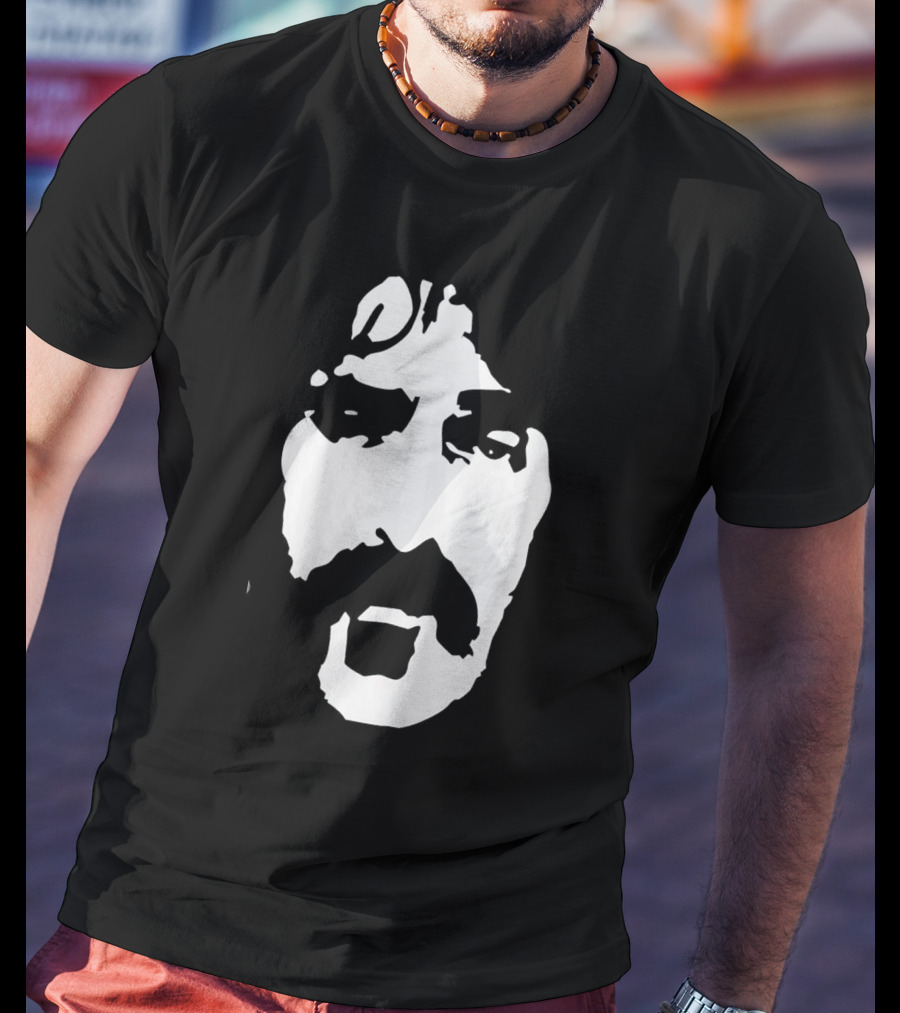 Scott Ritter Frank Zappa Monochrome Face T-Shirt