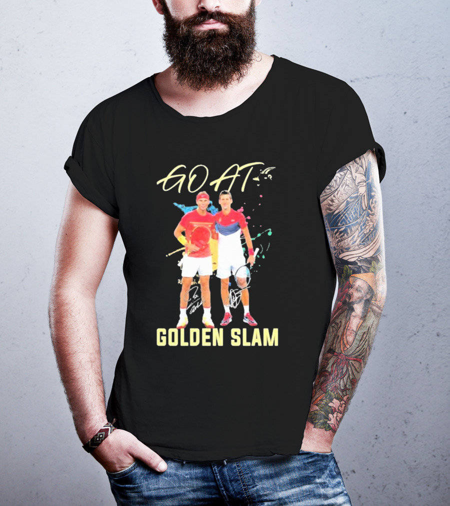 GOAT Golden Slam Tennis Signature T-Shirt