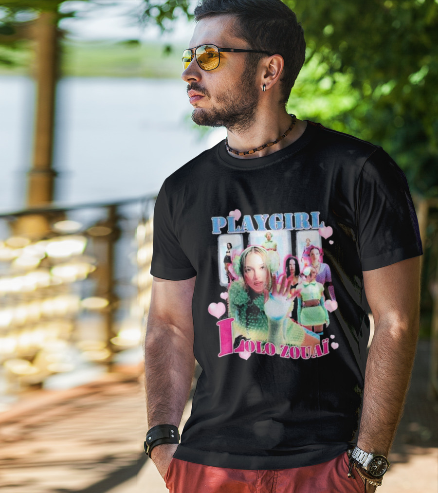 PLAYGIRL LOLO ZOUAÏ Retro Fashion Aesthetic With Feminine Icons T-Shirt