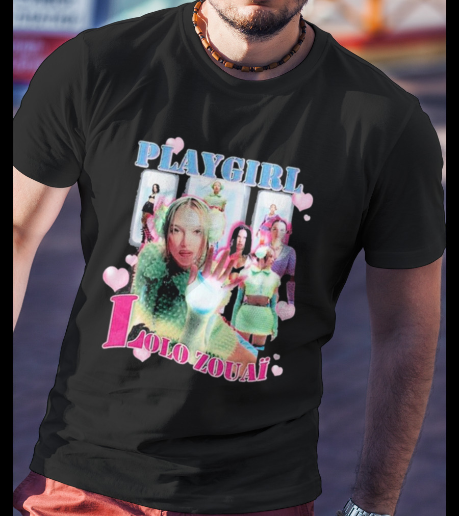 PLAYGIRL LOLO ZOUAÏ Retro Fashion Aesthetic With Feminine Icons T-Shirt