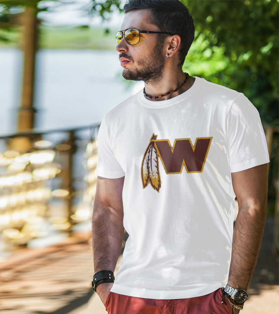 Washington Commanders Feather T-Shirt