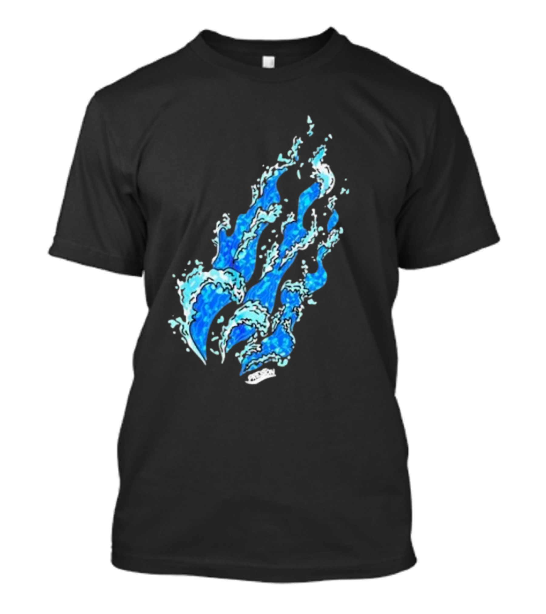 Fire Wave Blue Flame T-Shirt