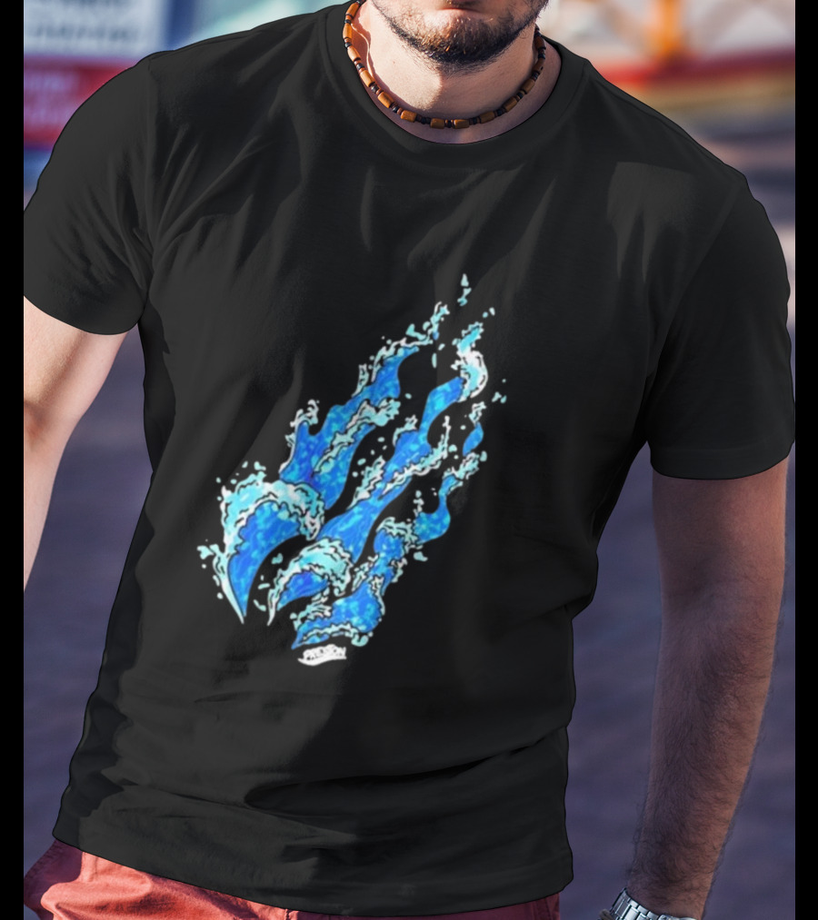 Fire Wave Blue Flame T-Shirt