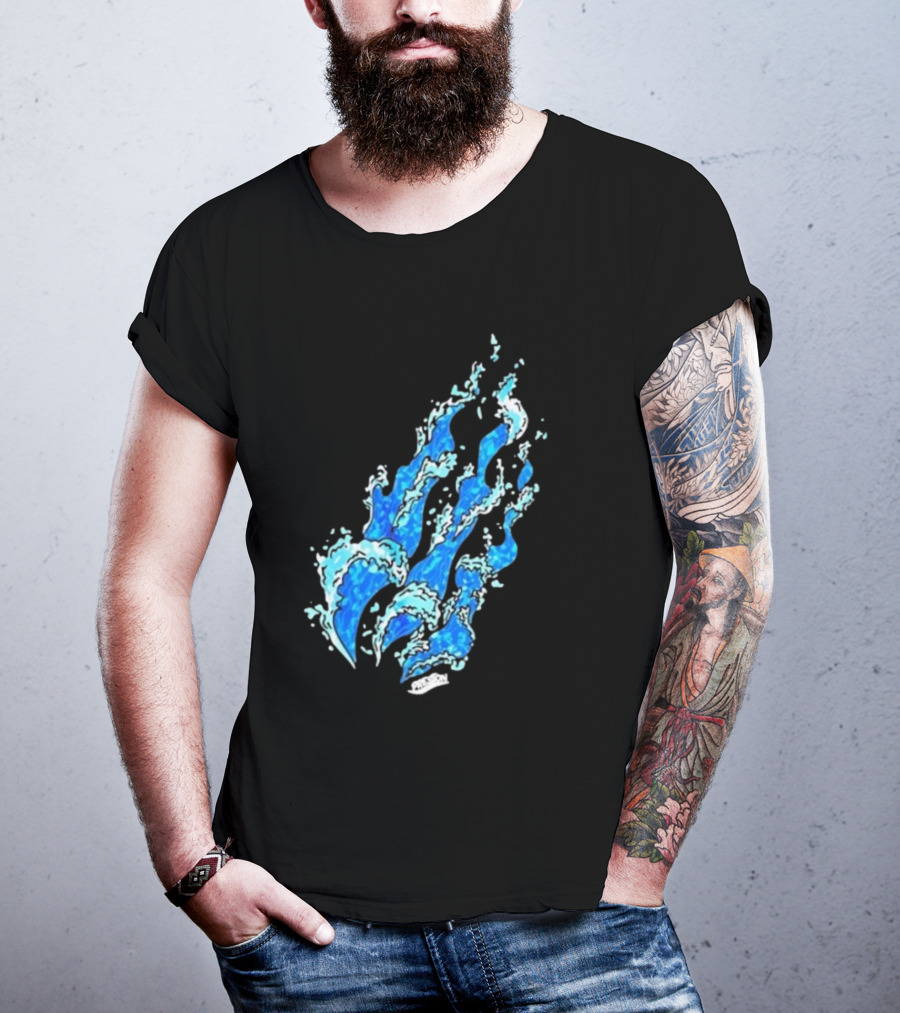 Fire Wave Blue Flame T-Shirt