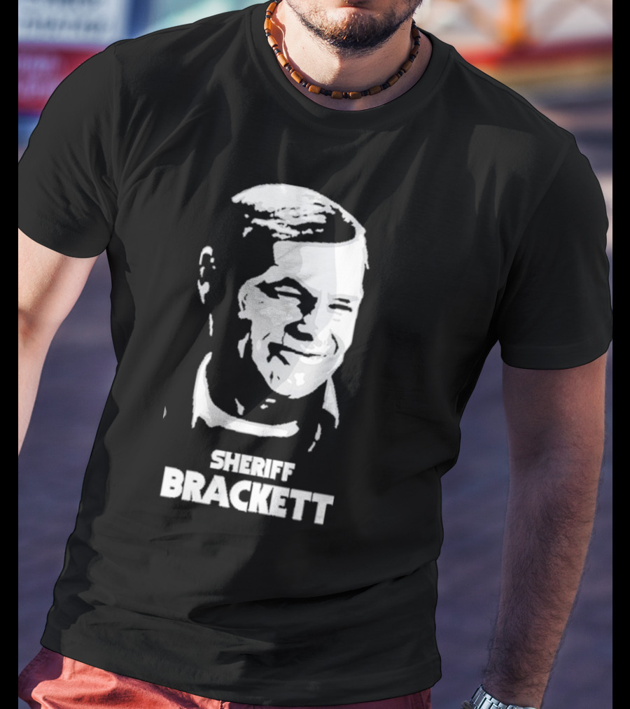 Sheriff Brackett Fright Rags Monochrome T-Shirt
