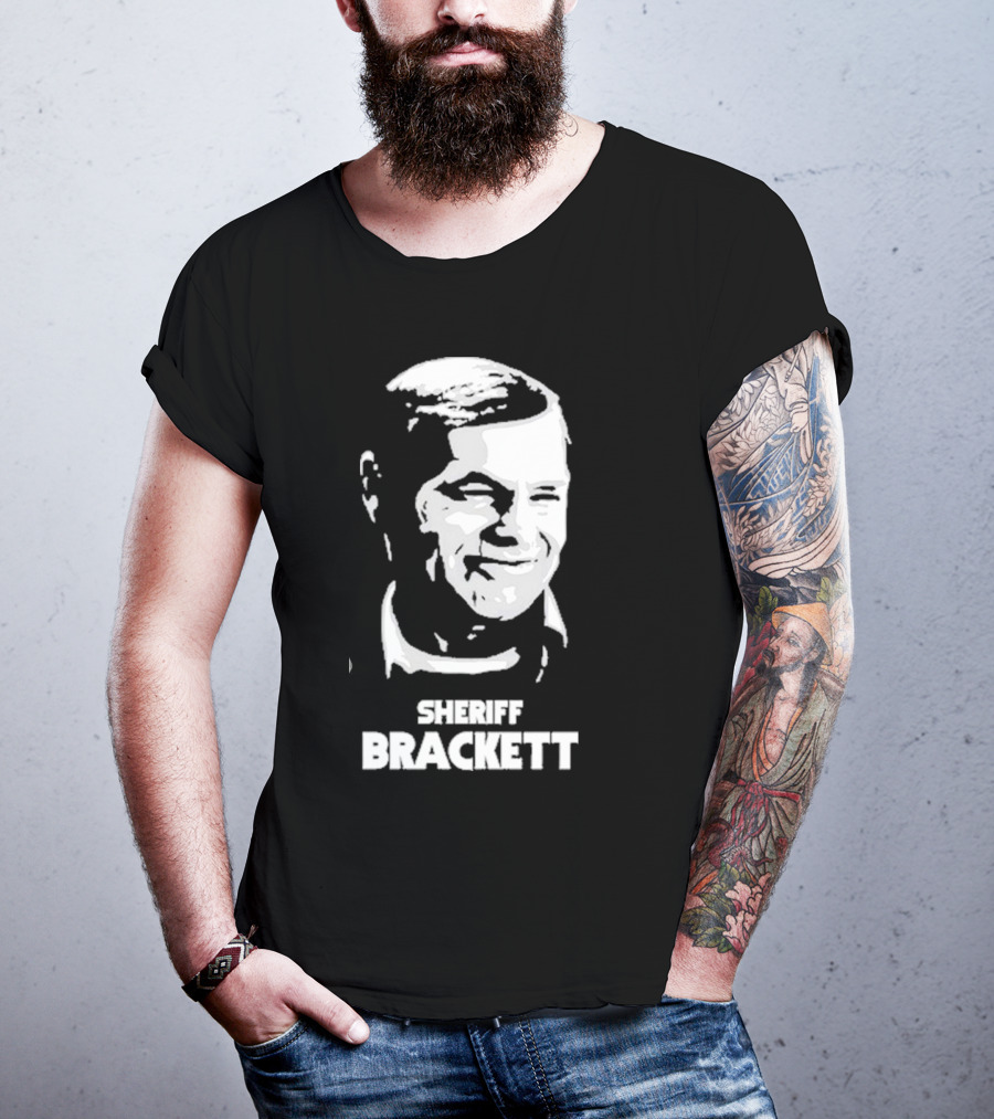 Sheriff Brackett Fright Rags Monochrome T-Shirt