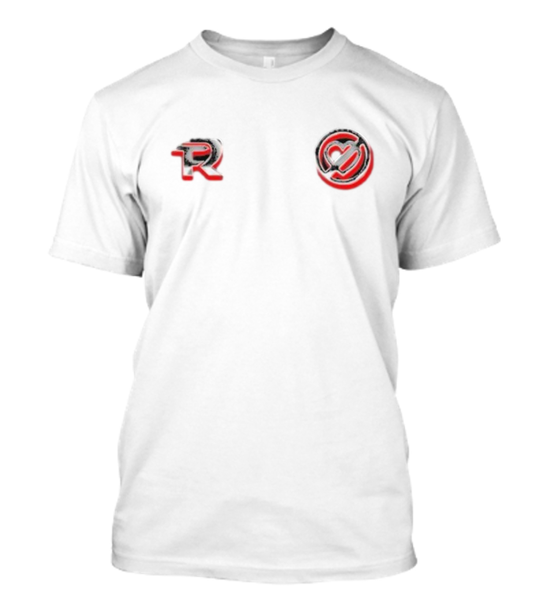 Fuerza Regida R Logo Chrome Emblem T-Shirt