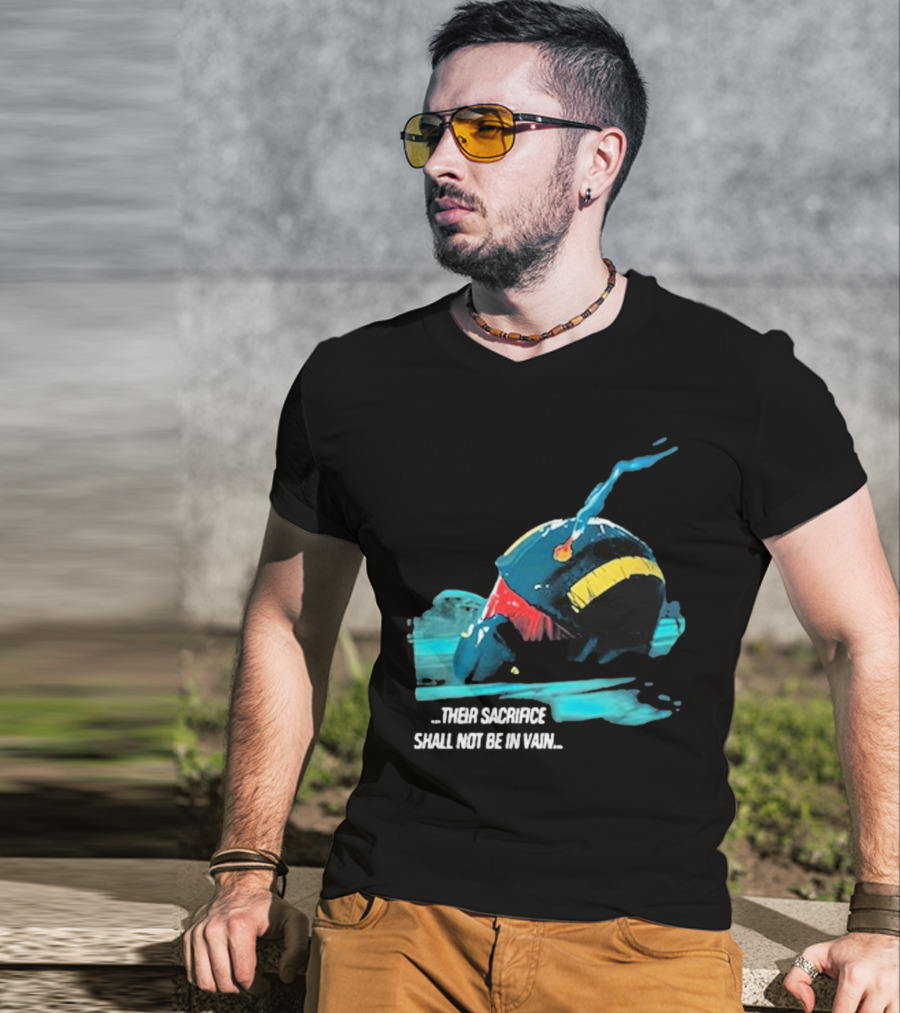 Helldivers Malevelon Creek Sacrifice Their Sacrifice Shall Not Be In Vain T-Shirt