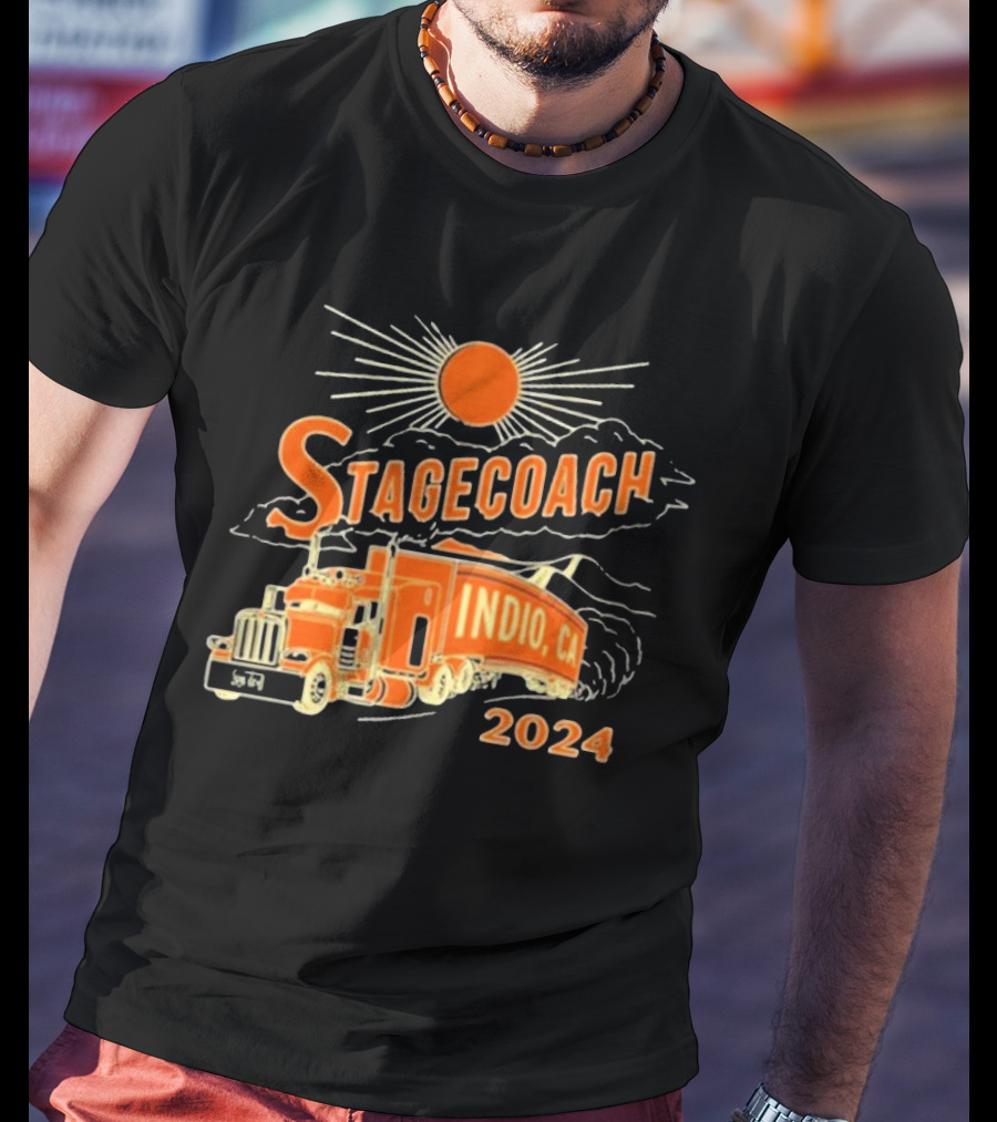 Stagecoach Indio CA Truck T-Shirt
