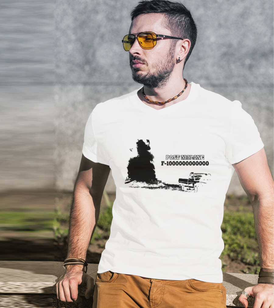 Post Malone F-1000000000000 Yellow Truck Scene T-Shirt