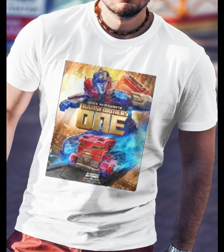 Chris Hemsworth Transformers One Robots Not In Disguise Merchandise T-Shirt