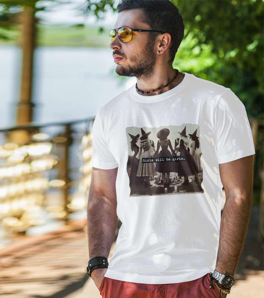 Girls Will Be Girls Witch Coven Gathering T-Shirt