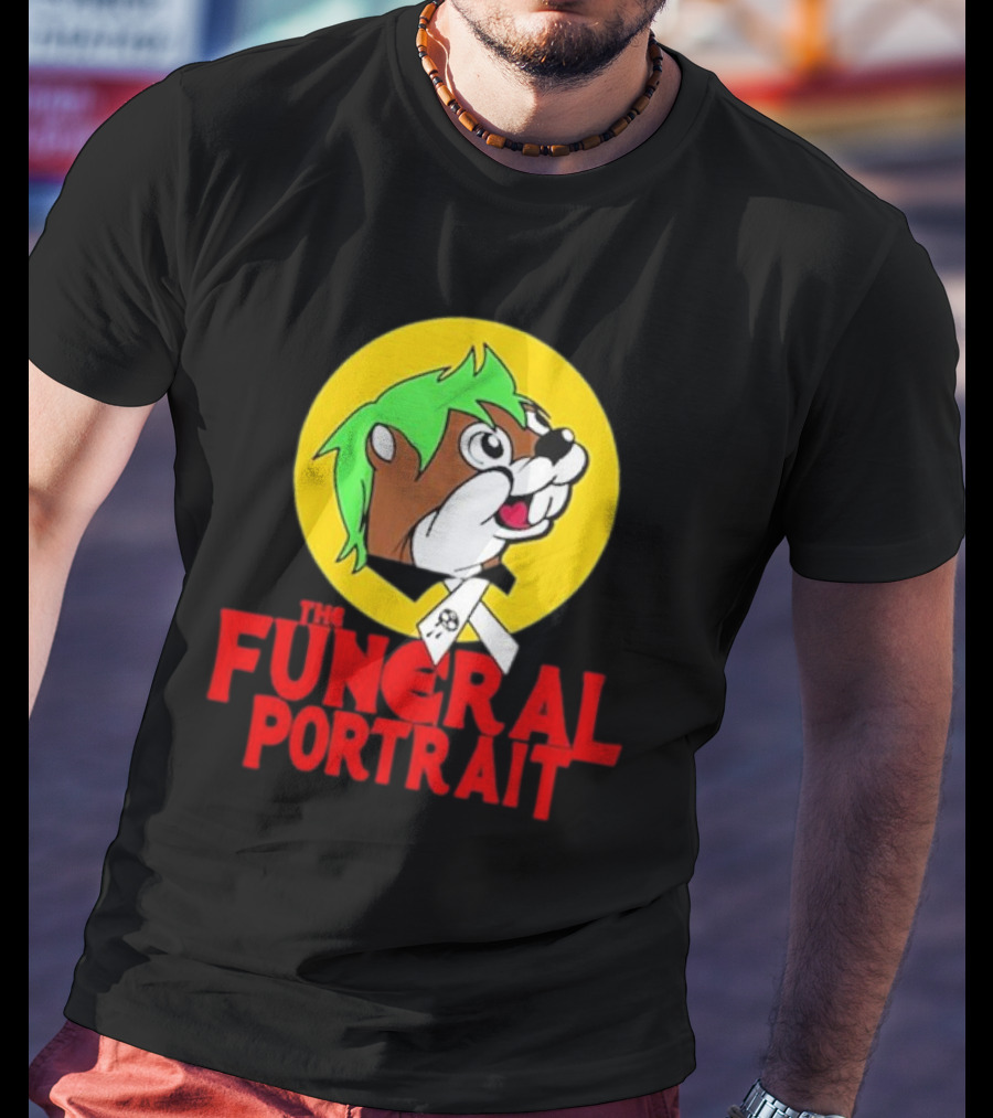 The Funeral Portrait Cartoon Mascot Circle T-Shirt
