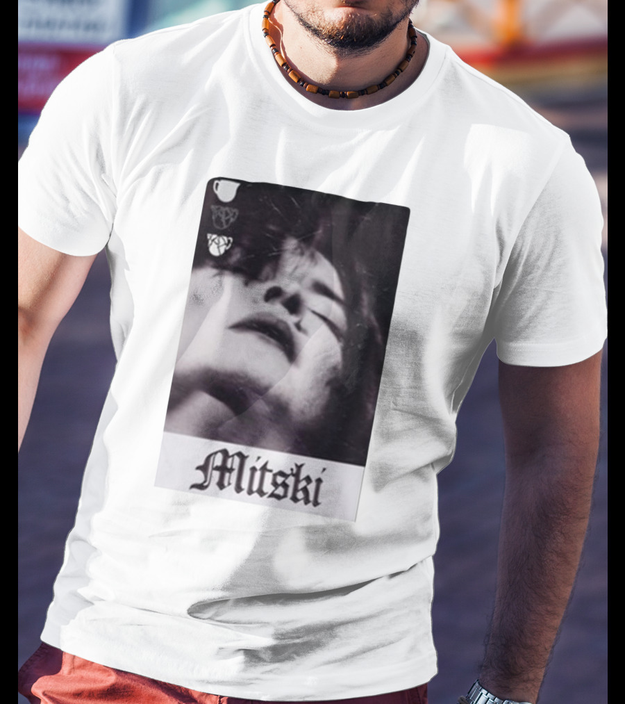 Mitski Gothic Black And White Portrait T-Shirt