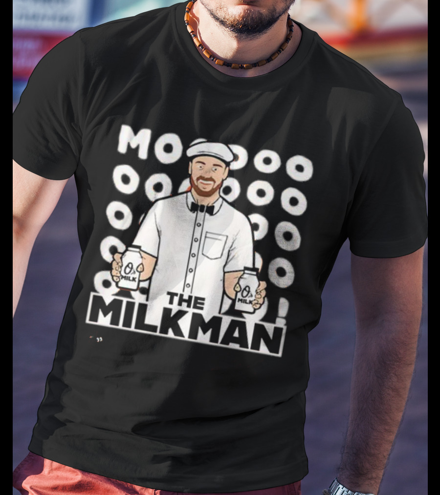 Orioles Colton Cowser The Milkman Mo Milkman Signature T-Shirt