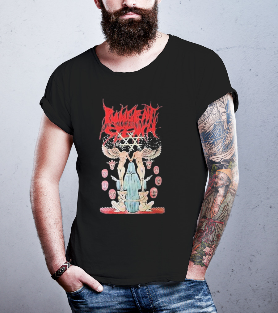 Pungent Stench Smut Kingdom Faces Angelic Figures And Mask Icons T-Shirt