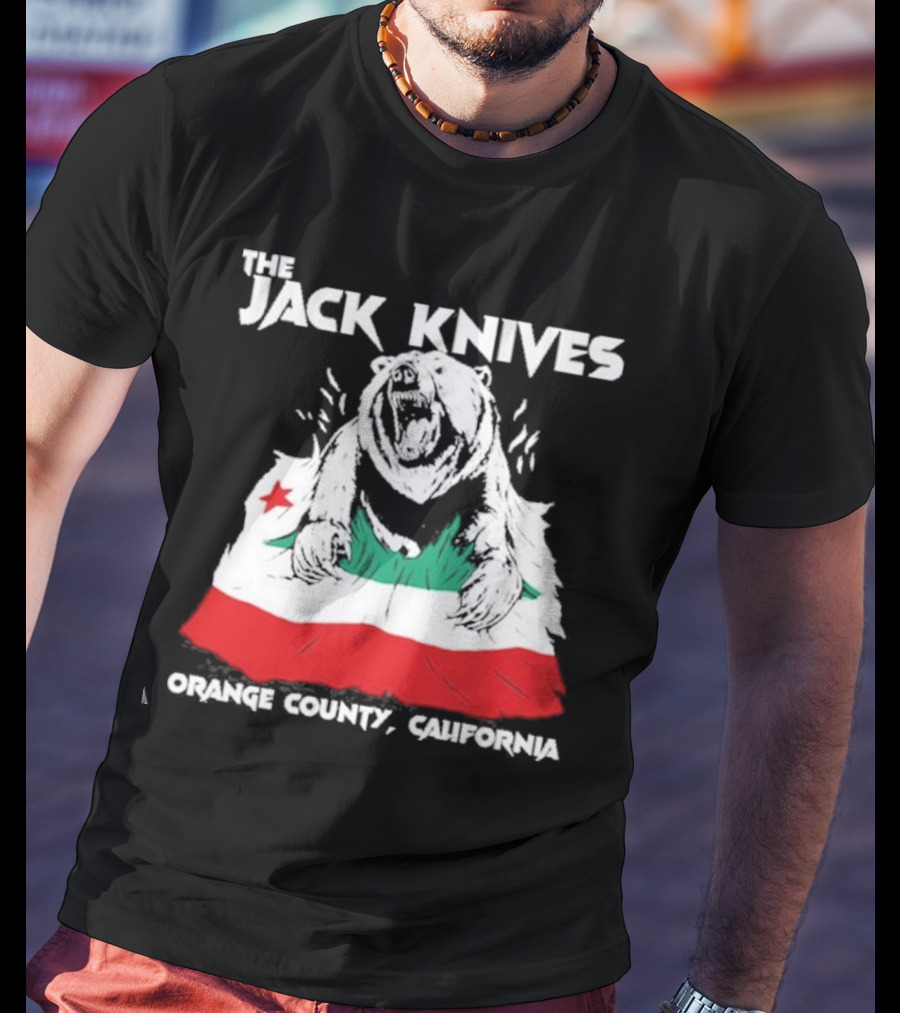 The Jack Knives Bear Orange County California T-Shirt