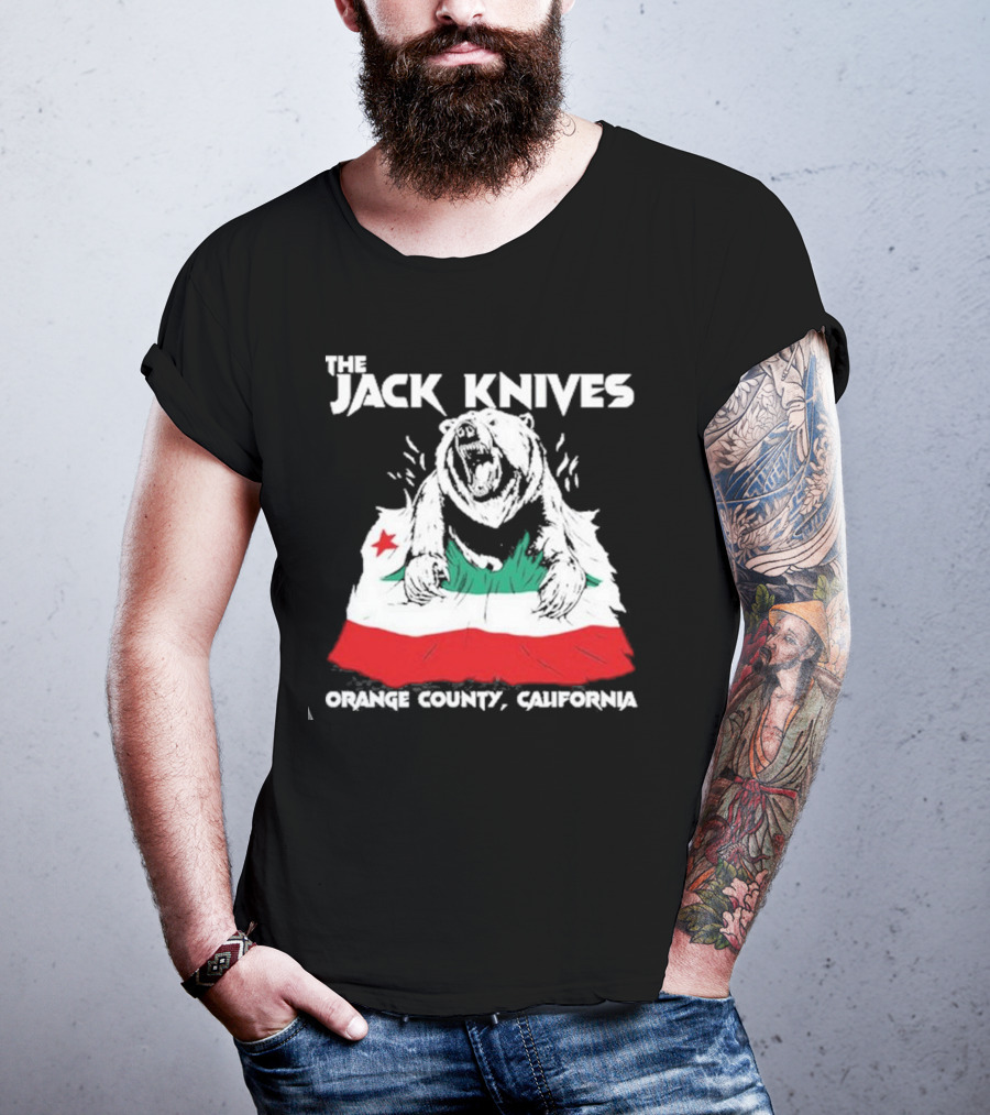 The Jack Knives Bear Orange County California T-Shirt