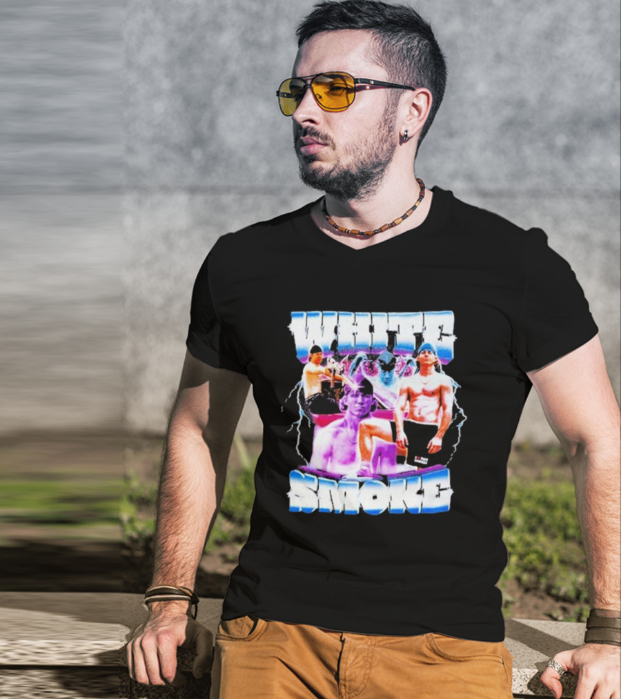 Danny Duncan White Smoke Shirt Lightning And Muscle Edition T-Shirt