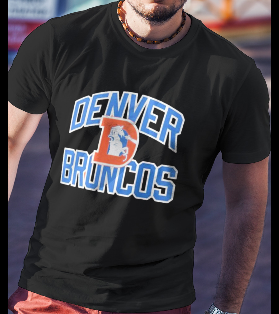 Denver Broncos Retro D Emblem T-Shirt