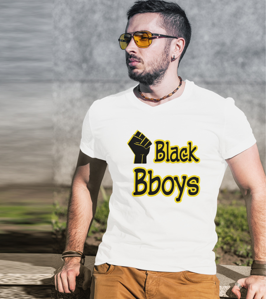 Destroy Quietly Black Bboys Fist T-Shirt