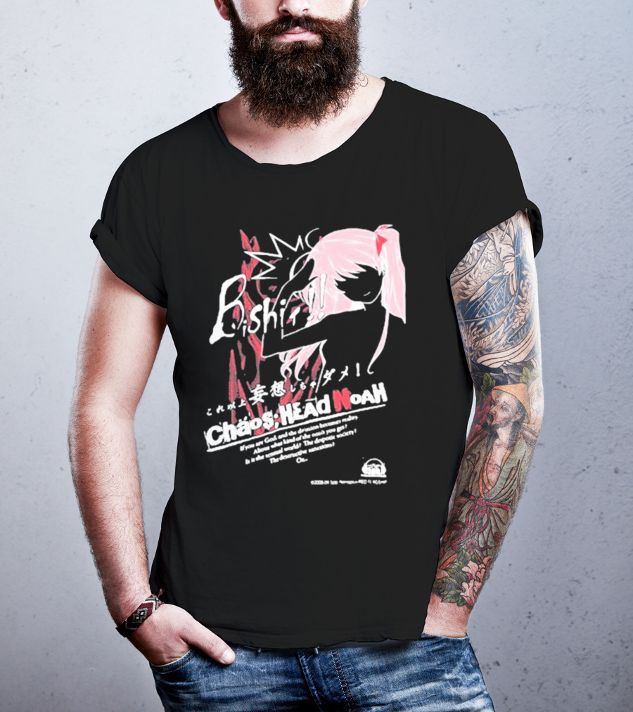 Chaos Head Noah Bishōjo Anime Waifu Manga Styling T-Shirt
