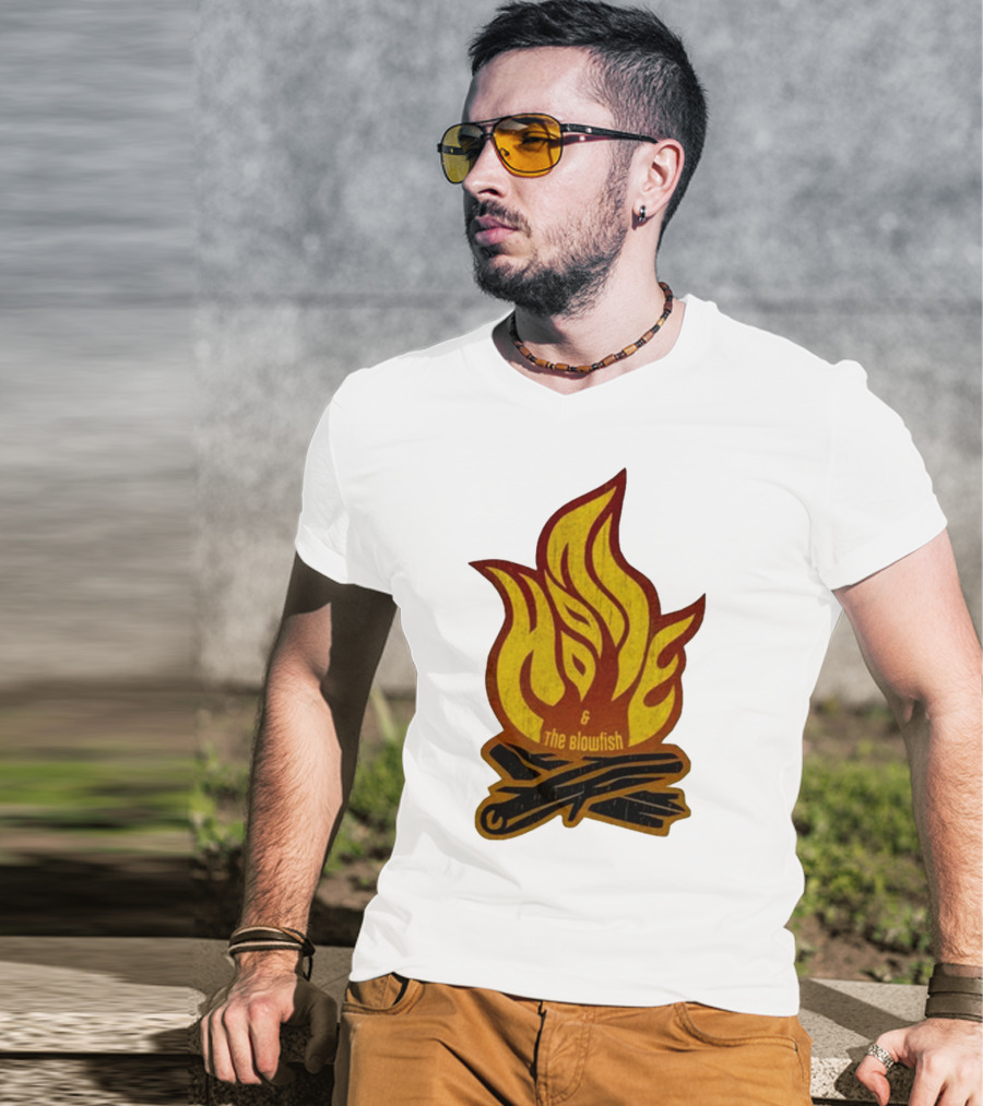 Hootie And The Blowfish Campfire Flame Logs T-Shirt