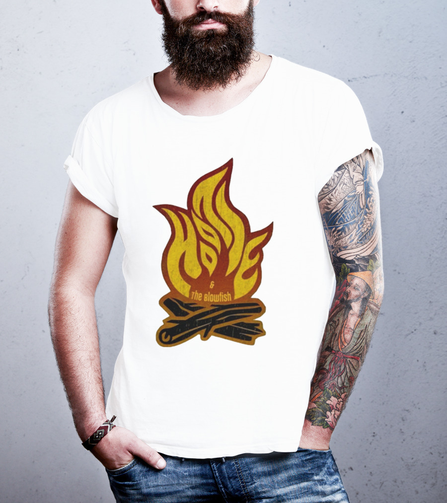 Hootie And The Blowfish Campfire Flame Logs T-Shirt